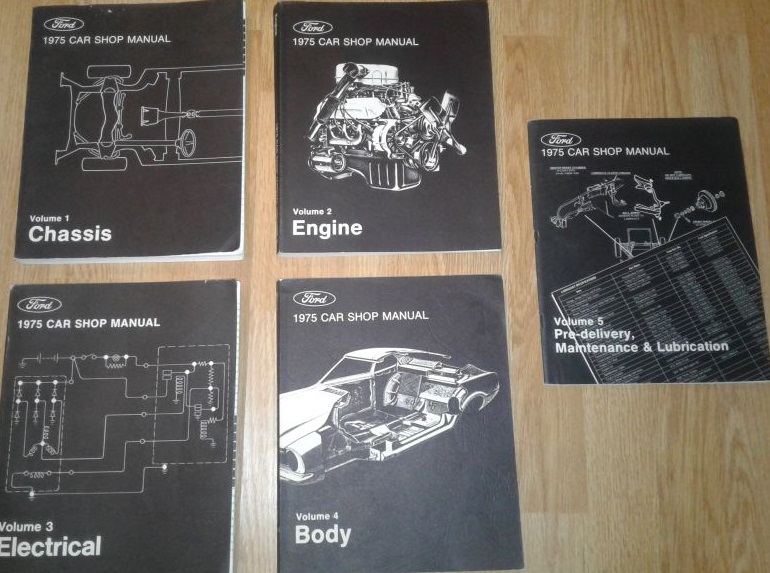 1975 Ford Car Shop Manual OEM 