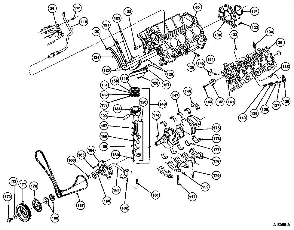 Ford Modualr 4.6L exploded view