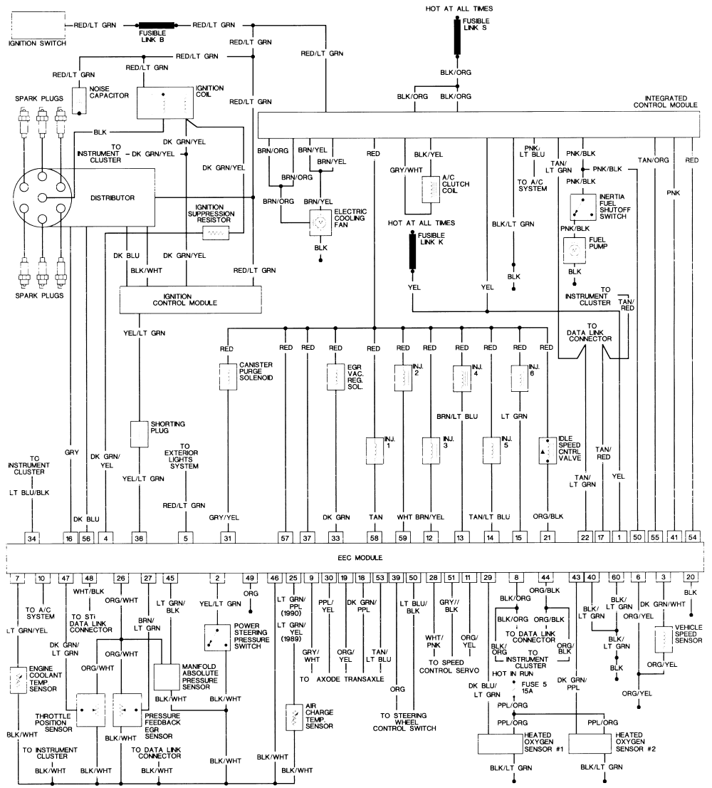 1995 Ford taurus sho wiring diagram