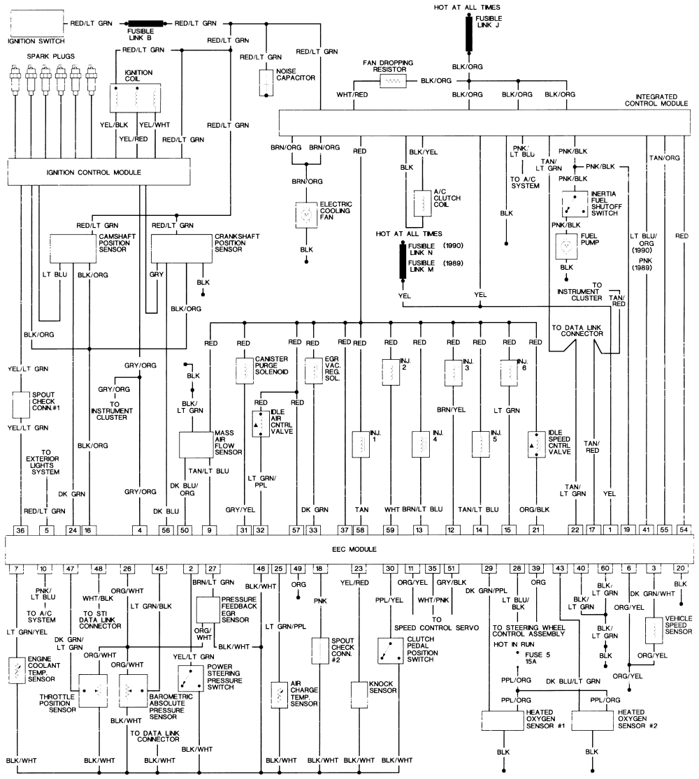Wire diagram 1995 ford taurus #3